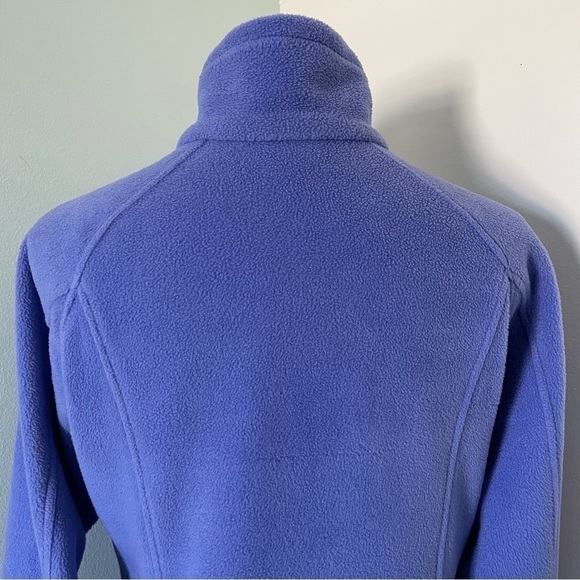 Columbia Women’s Zip Up Fleece Jacket Light Purple Size M - Picture 5 of 10